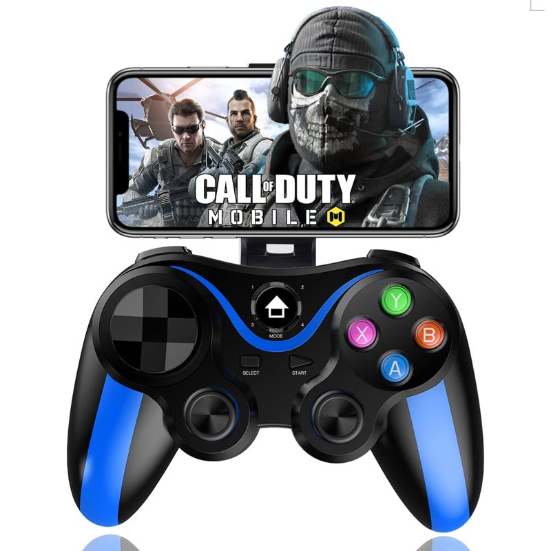 arVin Bluetooth Gamepad Controller for iPhone & Android with Phone Holder, 360 Joystick, 18 Hours Playtime - Image 1